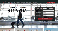 Desktop Screenshot of cibtvisas.com